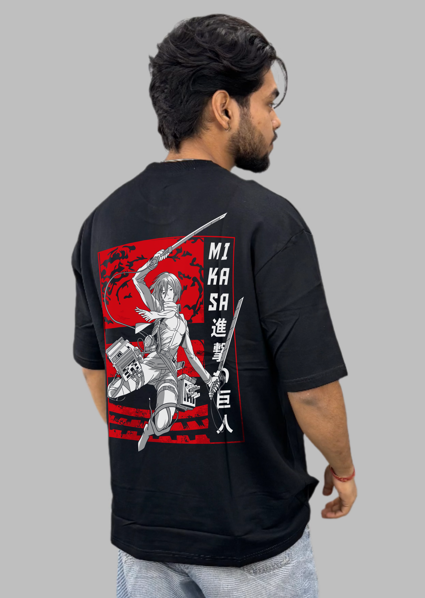 Attack On Titan Mikasa Ackerman Oversized T-Shirt