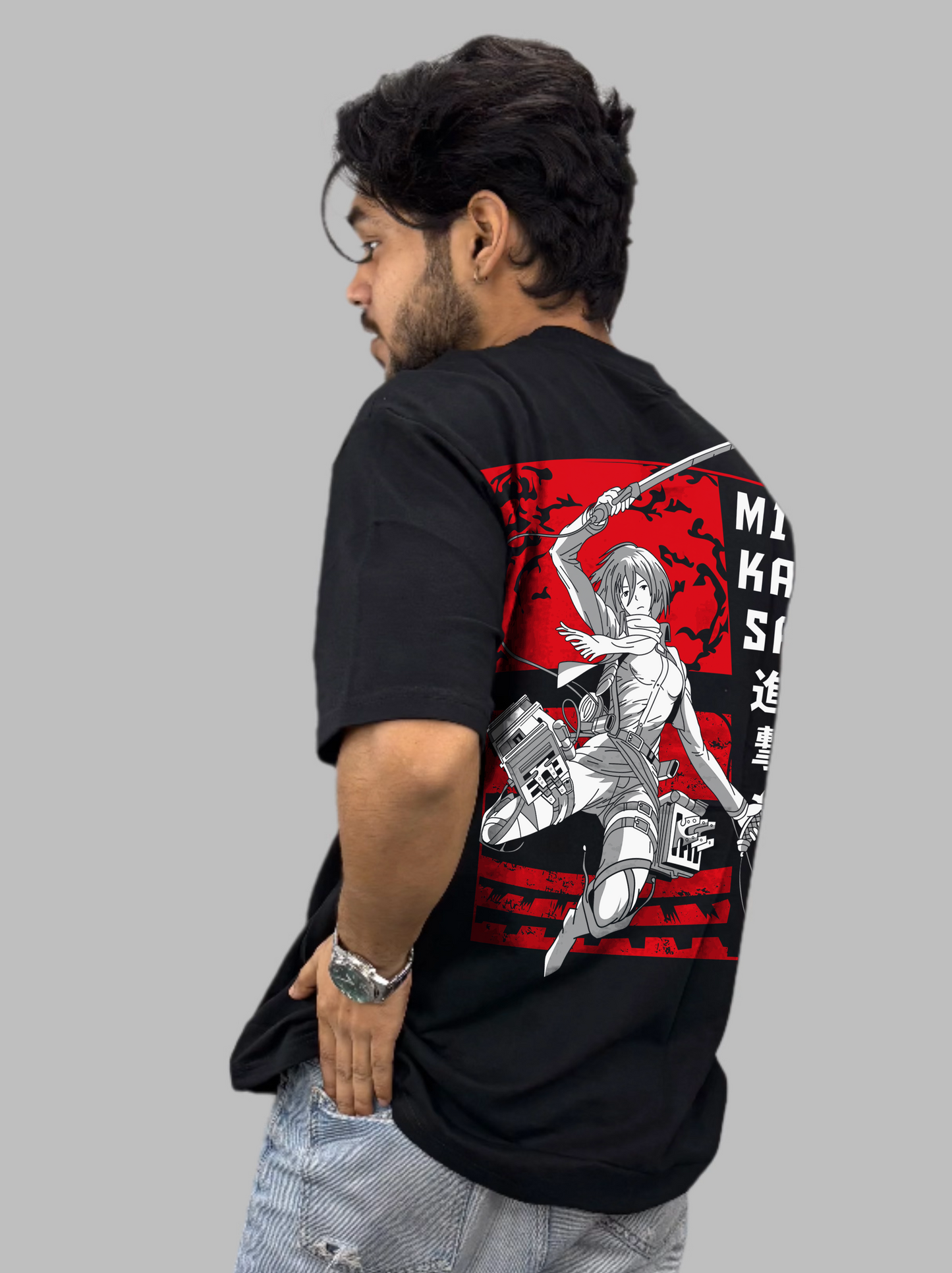 Attack On Titan  Mikasa Ackerman Oversized T-Shirt